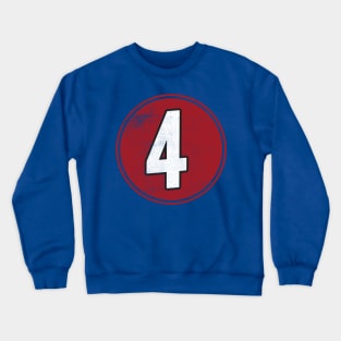 Number Four 4 Crewneck Sweatshirt